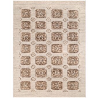 Afghan Hand-knotted Transitional Turkoman Wool Rug (8'11 x 11'10)