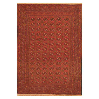 Afghan Hand-woven Tribal Soumak Wool Rug (4'4 x 6'1)