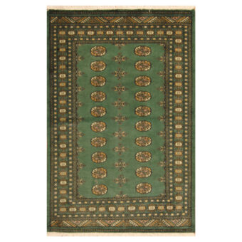 Pakistani Hand-knotted Bokhara Wool Rug (4' x 6')