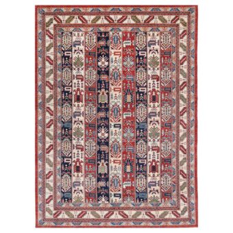 Afghan Hand-knotted Vegetable Dye Kazak Wool Rug (7'10 x 11')