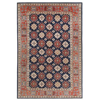 Afghan Hand-knotted Vegetable Dye Khotan Wool Rug (6'6 x 9'7)