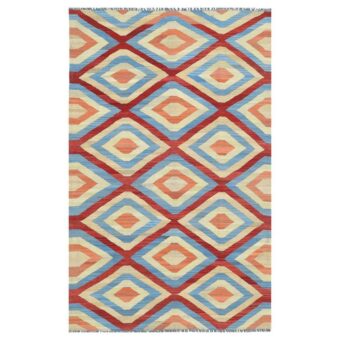 Afghan Hand-woven Wool Kilim (5'11 x 9'7)