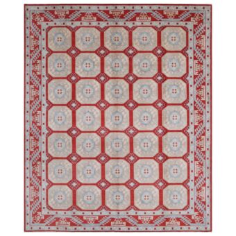 Afghan Hand-knotted Vegetable Dye Turkoman Wool Rug (8'6 x 10'5)
