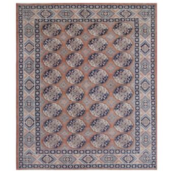 Afghan Hand-knotted Vegetable Dye Turkoman Wool Rug (8'2 x 10')