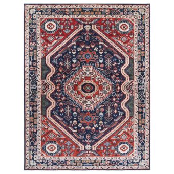 Afghan Hand-knotted Vegetable Dye Farahan Wool Rug (5'5 x 7'4)