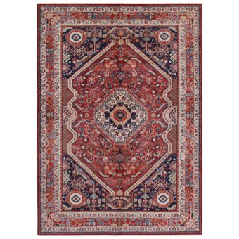 Afghan Hand-knotted Vegetable Dye Farahan Wool Rug (5'7 x 8'3)