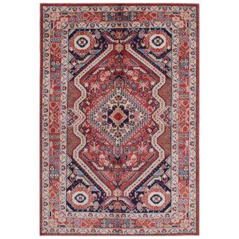 Afghan Hand-knotted Vegetable Dye Farahan Wool Rug (4' x 6'1)