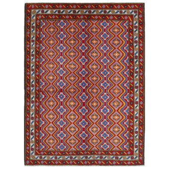 Afghan Hand-knotted Kargahi Wool Rug (5'6 x 7'10)