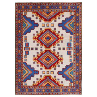 Afghan Hand-knotted Kargahi Wool Rug (5'8 x 8')