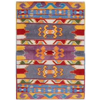 Afghan Hand-knotted Kargahi Wool Rug (3'3 x 5')