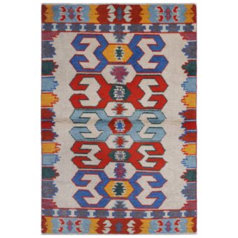 Afghan Hand-knotted Kargahi Wool Rug (3'3 x 5')
