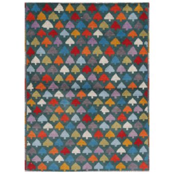 Afghan Hand-knotted Kargahi Wool Rug (3'5 x 4'9)