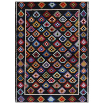 Afghan Hand-knotted Kargahi Wool Rug (3'5 x 5')