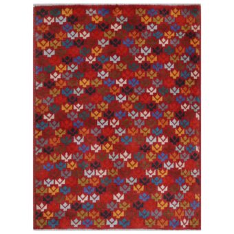 Afghan Hand-knotted Kargahi Wool Rug (2'10 x 3'10)