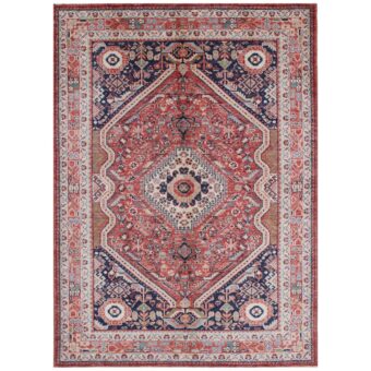 Afghan Hand-knotted Vegetable Dye Farahan Wool Rug (5'5 x 7'6)