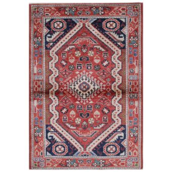 Afghan Hand-knotted Vegetable Dye Farahan Wool Rug (3'2 x 5')