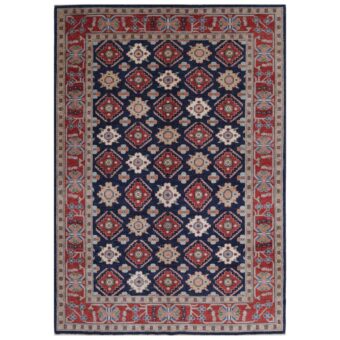 Afghan Hand-knotted Vegetable Dye Farahan Wool Rug (6'6 x 9'5)