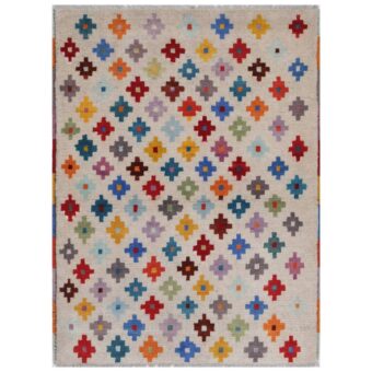 Afghan Hand-knotted Kargahi Wool Rug (2'8 x 3'9)