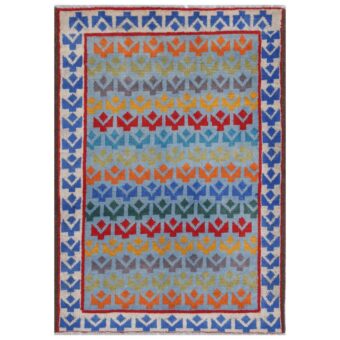 Afghan Hand-knotted Kargahi Wool Rug (2'8 x 4')