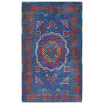 Afghan Hand-knotted Kargahi Wool Rug (2'6 x 4'4)