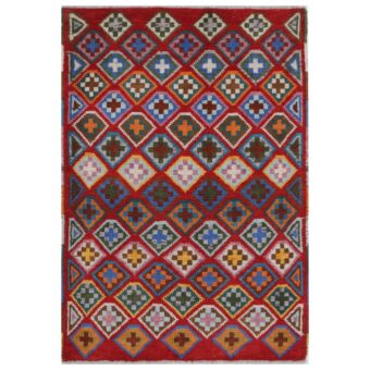 Afghan Hand-knotted Kargahi Wool Rug (2'8 x 4')