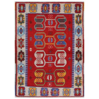 Afghan Hand-knotted Kargahi Wool Rug (2'8 x 3'10)