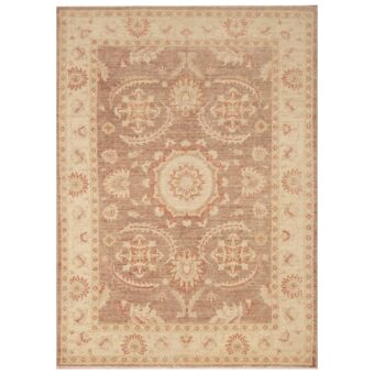 Afghan Hand-knotted Vegetable Dye Khotan Wool Rug (4'9 x 6'8)