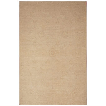 Afghan Hand-knotted Vegetable Dye Oushak Wool Rug (6' x 9')