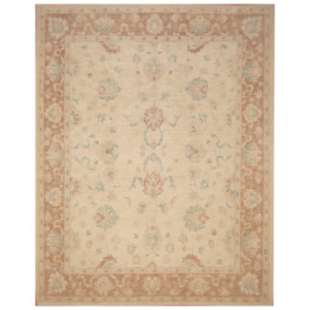 Afghan Hand-knotted Oushak Wool Rug (8'1 x 10'3)