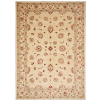 Afghan Hand-knotted Oushak Wool Rug (7' x 10'1)