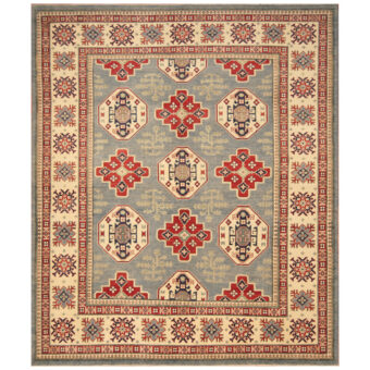 Afghan Hand-knotted Kazak Wool Rug (8'6 x 10')