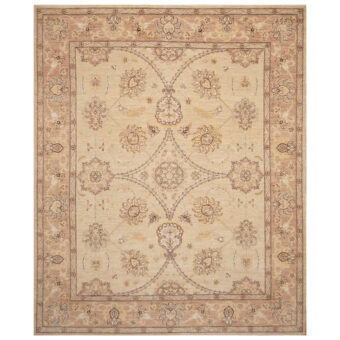 Afghan Hand-knotted Vegetable Dye Khotan Wool Rug (8' x 9'9)