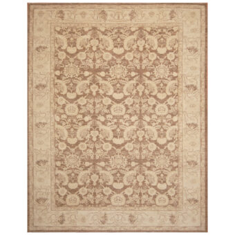 Afghan Hand-knotted Vegetable Dye Oushak Wool Rug (8' x 10'3)