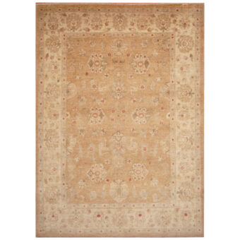 Afghan Hand-knotted Vegetable Dye Oushak Wool Rug (8' x 11')