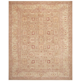 Afghan Hand-knotted Vegetable Dye Oushak Wool Rug (8'3 x 10'1)