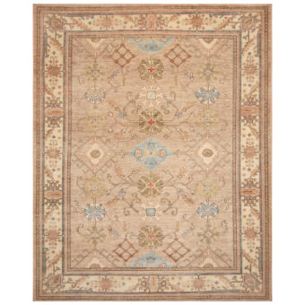 Afghan Hand-knotted Vegetable Dye Khotan Wool Rug (8'4 x 10'2)