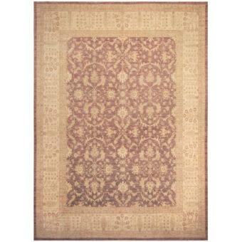 Afghan Hand-knotted Vegetable Dye Oushak Wool Rug (8' x 9'10)