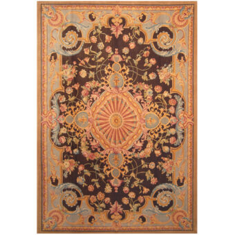 Afghan Hand-knotted Vegetable Dye Oushak Wool Rug (8'7 x 10'4)