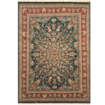 Indo Hand-knotted Hereke Wool Rug (9' x 12'7)