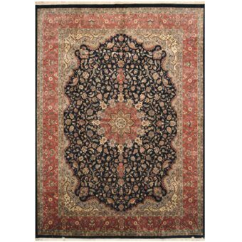 Pakistani Hand-knotted Kashan Wool Rug (10' x 14')