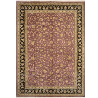 Sino Hand-knotted Tabriz Wool & Silk Rug (10' x 14'1)