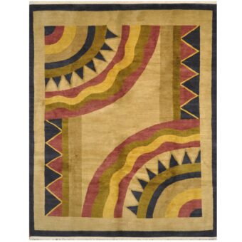 Indo Hand-knotted Tibetan Wool Rug (8'3 x 10'3)
