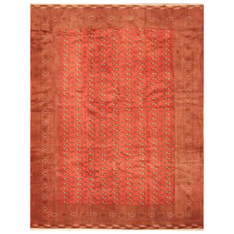 Persian Hand-knotted Turkoman Wool Rug (10' x 12'6)