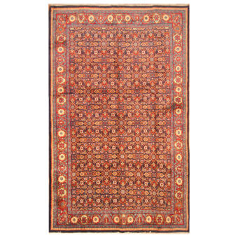 Persian Hand-knotted Mahal Wool Rug (7'4 x 11'10)