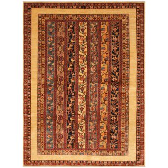 Afghan Hand-knotted Super Kazak Wool Rug (5' x 6'6)