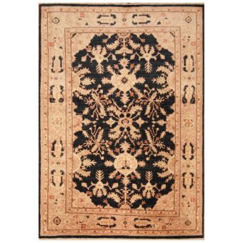 Afghan Hand-knotted Vegetable Dye Oushak Wool Rug (5'8 x 7'10)