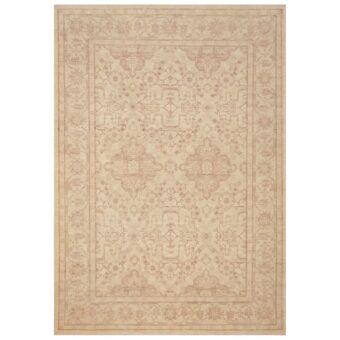 Afghan Hand-knotted Vegetable Dye Oushak Wool Rug (6' x 8'7)