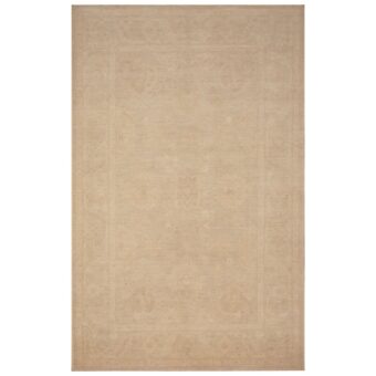 Afghan Hand-knotted Vegetable Dye Oushak Wool Rug (6' x 9'3)