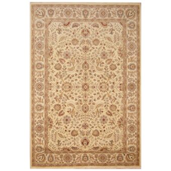 Afghan Hand-knotted Vegetable Dye Oushak Wool Rug (6' x 9'1)