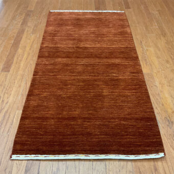 Indo Hand-loomed Gabbeh Wool Rug (3' x 6')